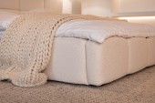 Bett Auro 160x200, Stoff LEGEND 01, Metallgestell