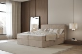 Boxspringbett Mitto 180x200, Stoff MATT VELVET 08