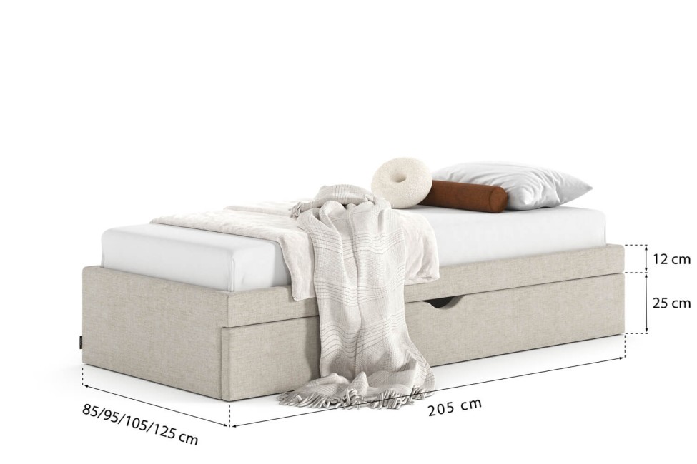 Bett Toni Simple mit Schublade