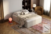 Boxspringbett ohne Kopfteil