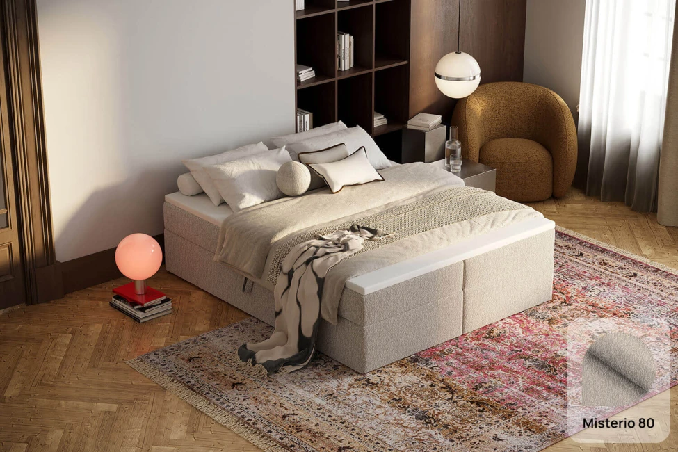 Boxspringbett ohne Kopfteil