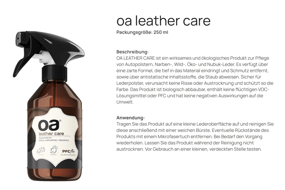 OA Leather Care 250ml