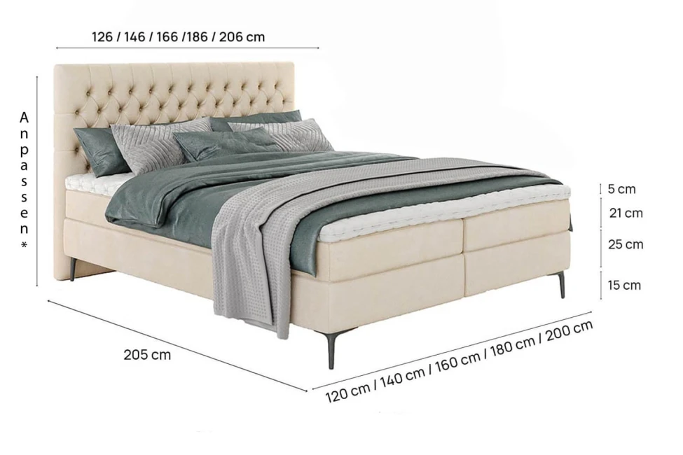 Boxspringbett Elena