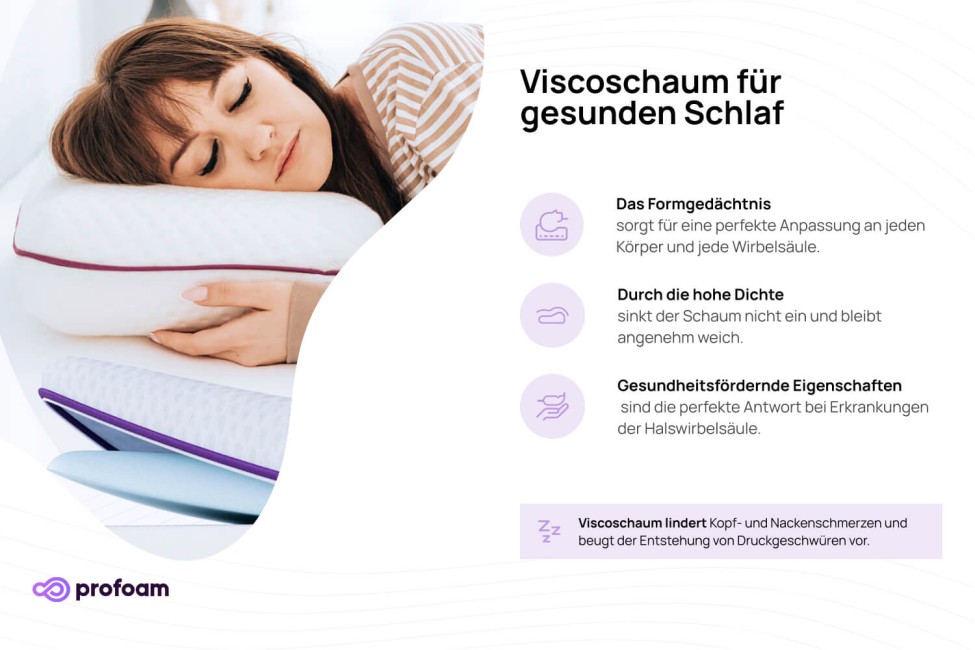 Viscoelastisches Kissen