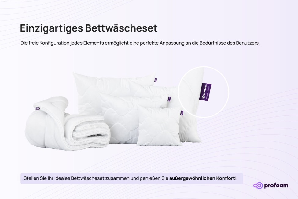 Bettdecke und Kissen Set