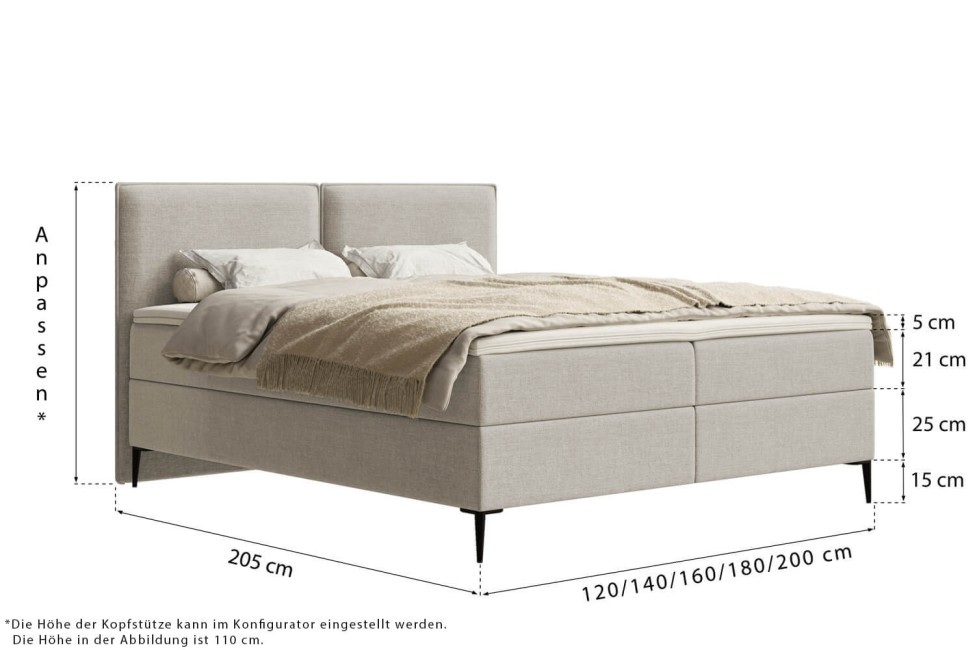 Boxspringbett Dazio