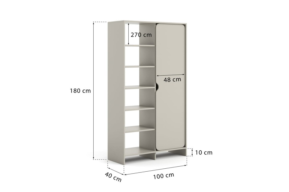 Niko Schrank Regal Kaschmir 