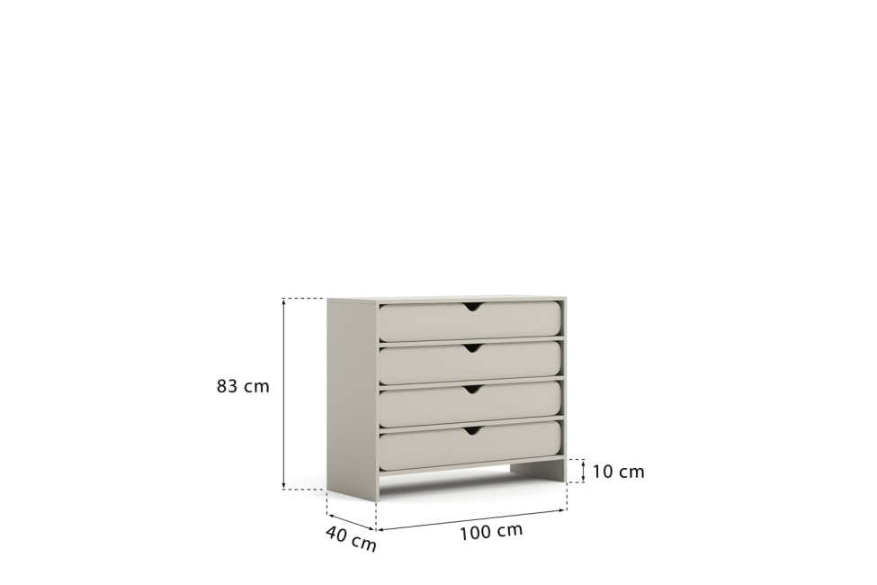 Niko Schubladenschrank Kaschmir