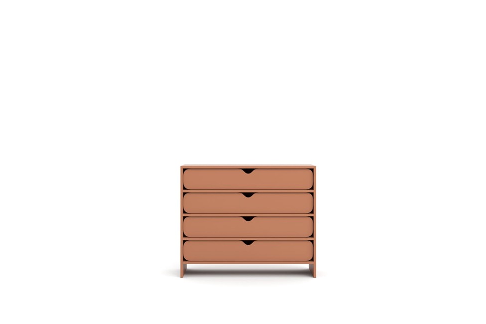 Niko Schubladenschrank Ziegel