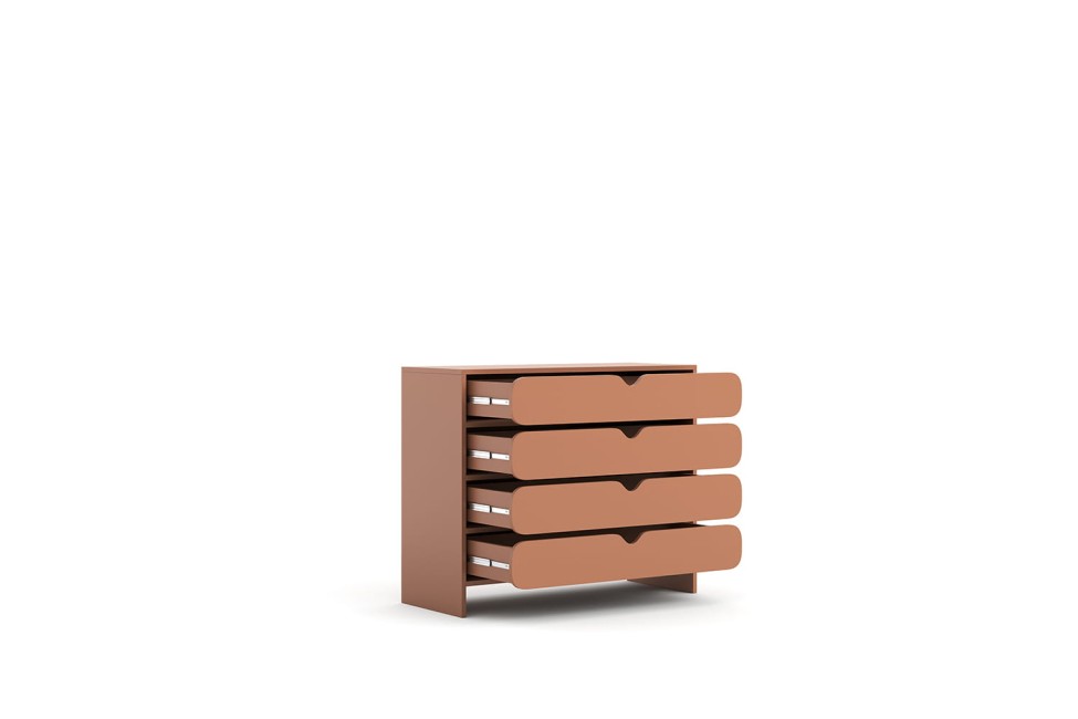 Niko Schubladenschrank Ziegel