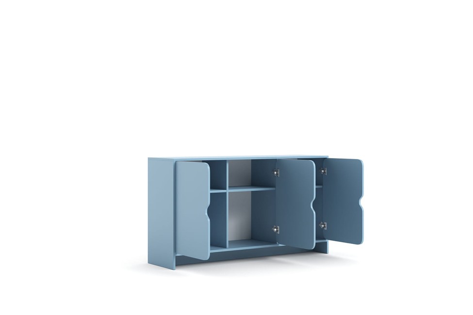 Niko dreitürige Kommode Baby Blue